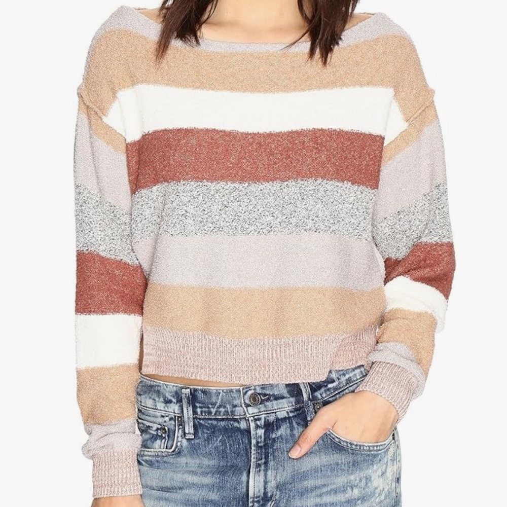 Free People Striped Sweater